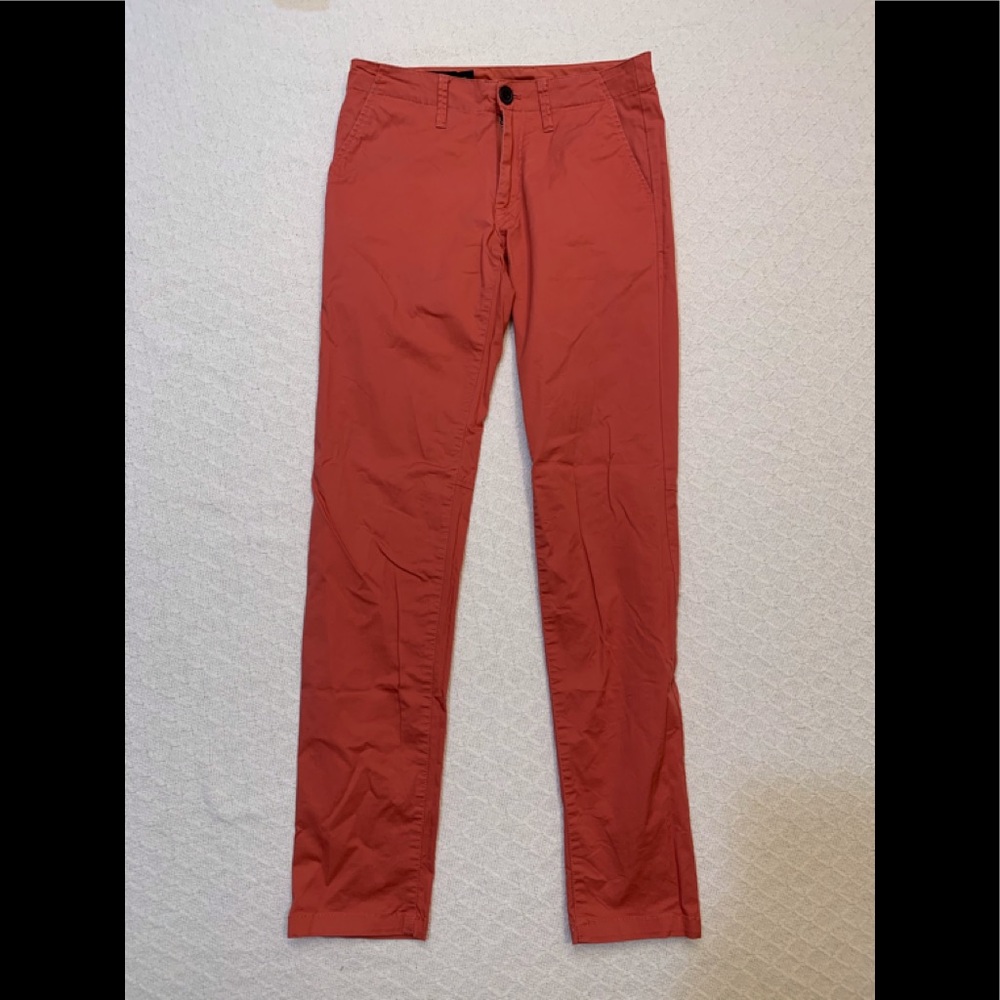 AX Armani Exchange Men Slim Fit Rust Pants, Size 28R 30 inseam